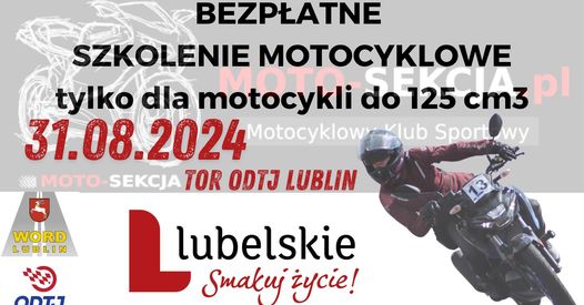 Bezpłatne szkolenie motocyklowe z Moto-Sekcją dla  motocykli 125 cm3