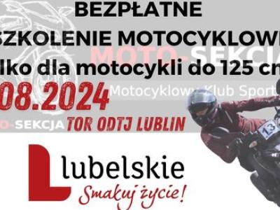 Bezpłatne szkolenie motocyklowe z Moto-Sekcją dla  motocykli 125 cm3