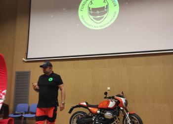 Szkolenie podczas Ogólnopolskiego Bezpłatnego Szkolenia Motocyklowego z Moto-Sekcją