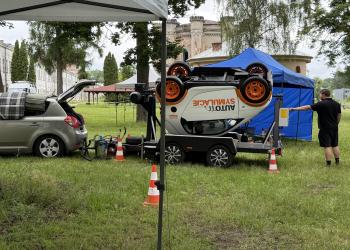 Pokaz pierwszej pomocy na pikniku firmowym Reckitt