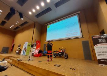 Szkolenie podczas Ogólnopolskiego Bezpłatnego Szkolenia Motocyklowego z Moto-Sekcją