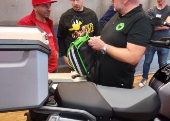 Szkolenie podczas Ogólnopolskiego Bezpłatnego Szkolenia Motocyklowego z Moto-Sekcją